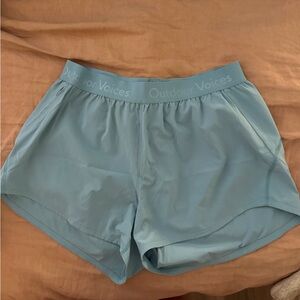 Outdoor Voices Light Blue Relay Shorts
